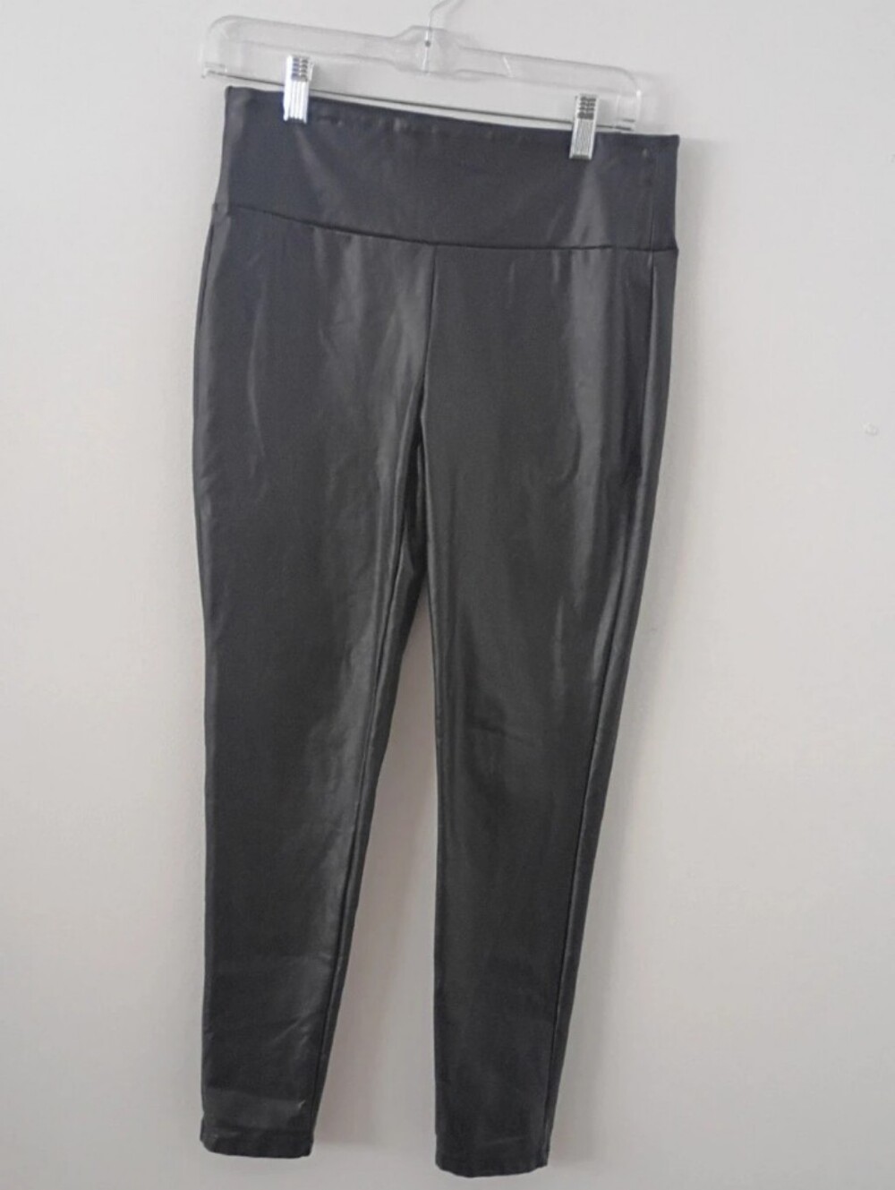 Kendall + Kylie Black Faux Leather High Rise Leggings